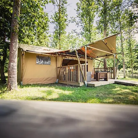 Tente Lodge Jacuzzi Privatif En Pleine Nature Thiel-sur-Acolin Exterior photo